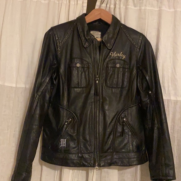 Harley-Davidson Leather Riding Jacket - Picture 4 of 12